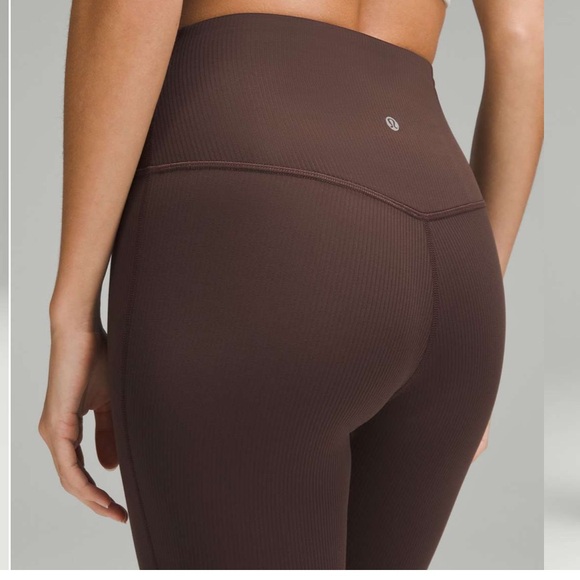 LULULEMON Align High-Rise Ribbed Mini-Flared Pant- 8 - Picture 3 of 7